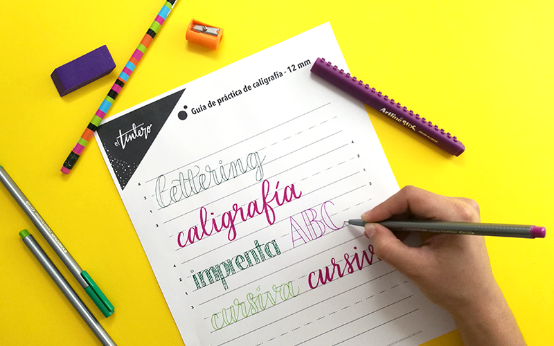 Cuaderno de Caligrafía para imprimir en casa