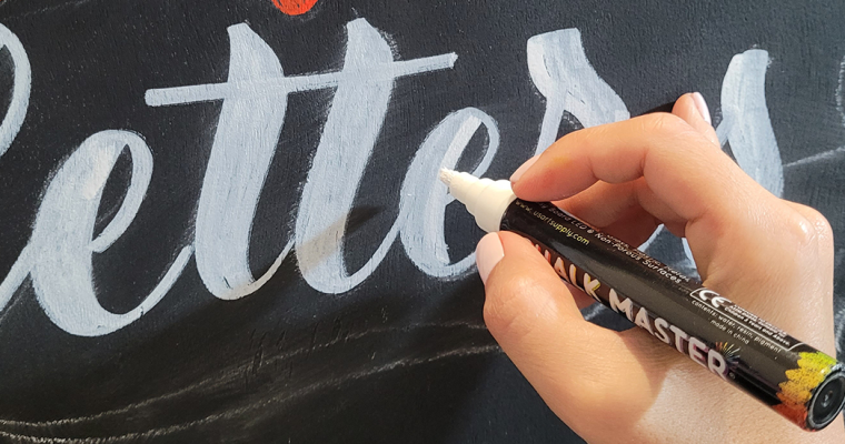 Menús pintado a mano